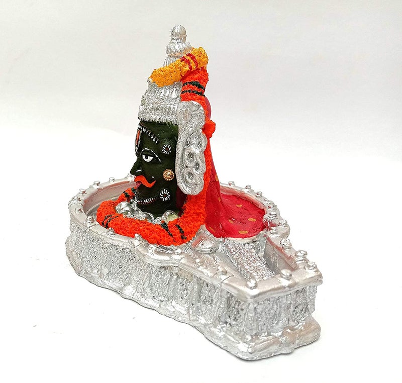 A & S VENTURES A&S Ventures Ujjain Mahakaleshwar Jyotirlinga Lord Shiva Idol Mahakal Bholenath Statue Shivji Murti Baba Mahakalshwar Shiv Ji Mahadev Ji Statue - 12 cm (Polyresin, Silver) - Image 2
