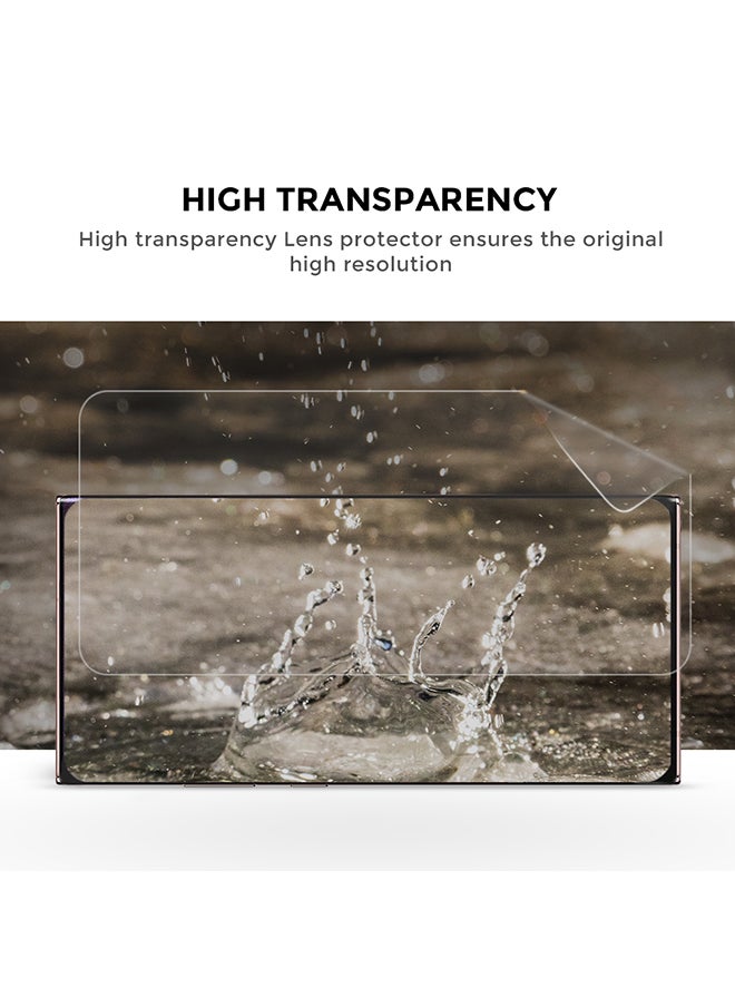 O Ozone Pack Of 2 Front Only Screen Protector for Huawei P50 Pocket Flexible TPU Film Full Coverage Screen Guard Crystal HD  - Image 3