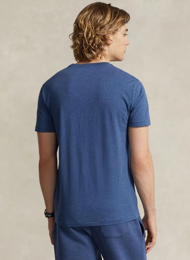 POLO RALPH LAUREN Custom Slim Fit Jersey Crewneck T-Shirt