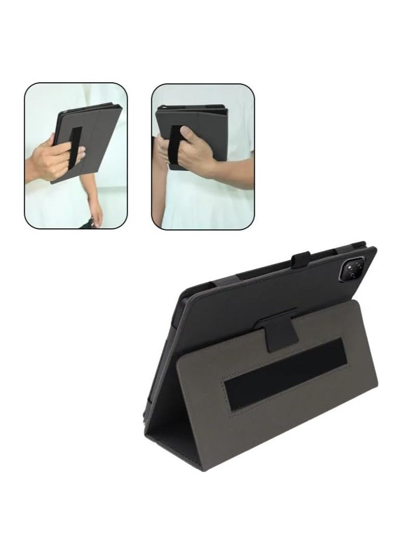 General - Case Compatible with Infinix Xpad 11-inch 2024 Tablet Case Ultra Slim PU Leather Case All-inclusive Anti-drop Folding Stand Protective Cover with Hand Strap - Image 1