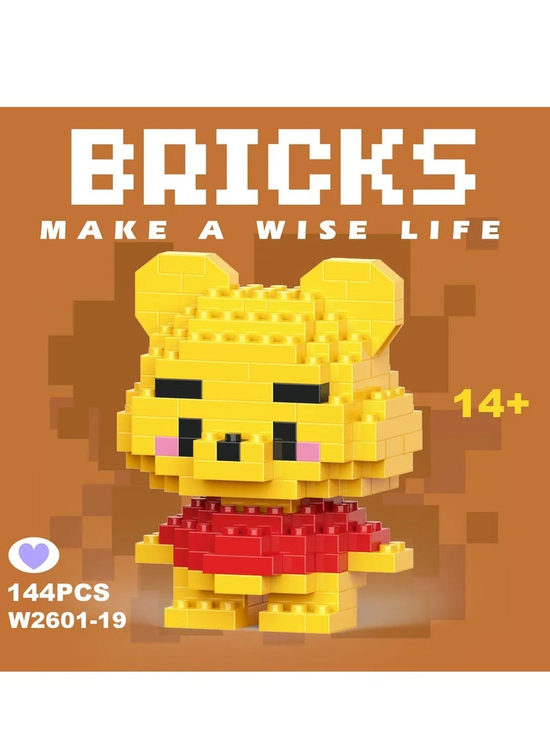 Bricks Micro-particle building blocks, children's toys, puzzles, assembling cartoon series, nano blocks - Image 1