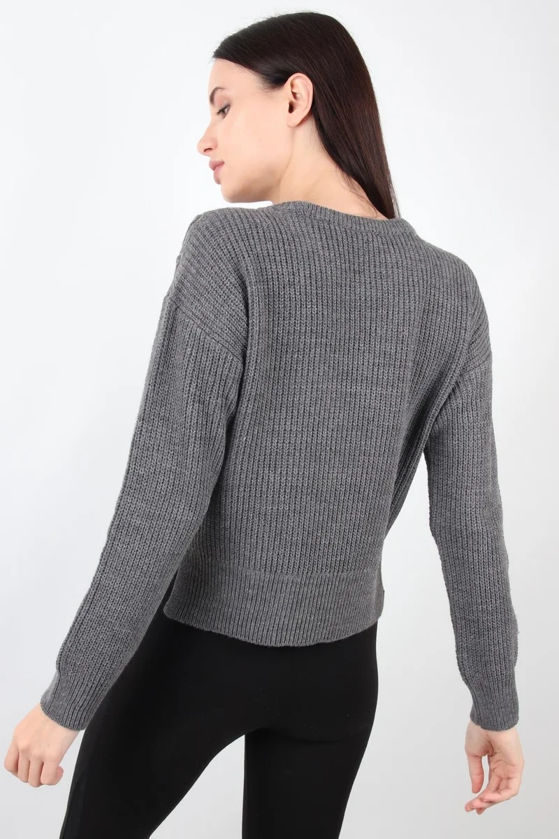الكسندر جاردي Alexandergardı Shoulder Detailed Knitwear Sweater (B20-18837)