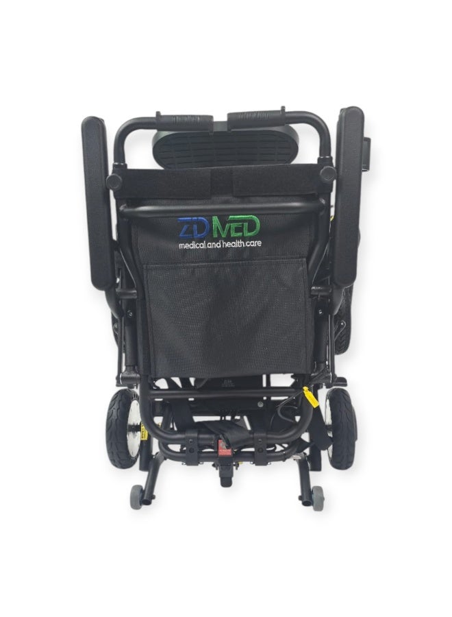 ZidMed Electric folding wheelchair – portable, lightweight, with a dual 500W motor - Image 5