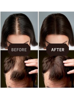 Striking Viking Striking Viking Hair Fibers for Thinning Hair - Hair Building Fibers (Dark Brown) 28g - Naturally Derived Formula - Long Lasting Hair Powder for Undetectable, Thicker Looking Hair for Men & Women  - Image 2