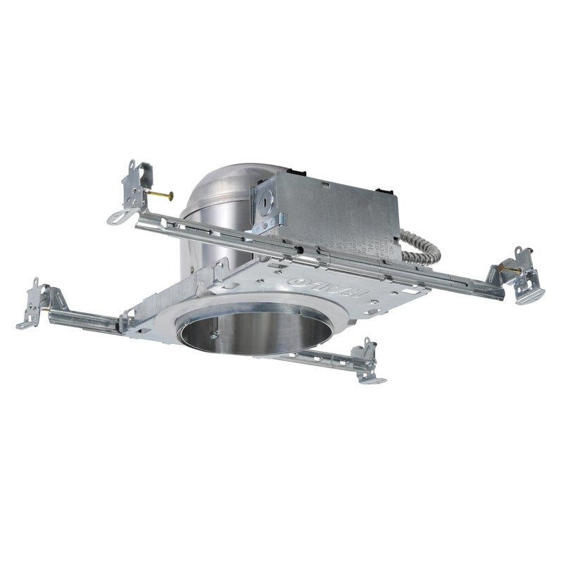 HALO H25 5 in Aluminum Recessed Lighting Housing for New Construction Shallow Ceiling Insulation Contact AirTite