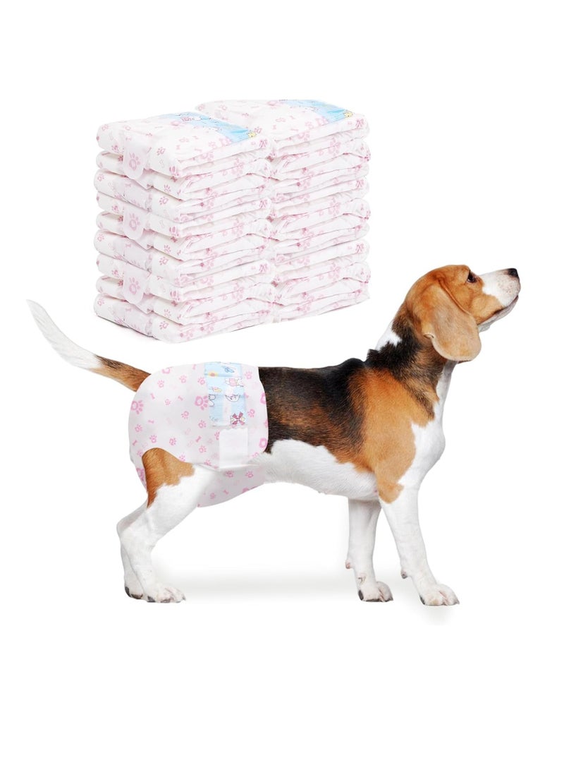 vsell24 10pcs  Female Dog Disposable Nappies (Extra Small) - Super Absorbent with 360° Leakage Protection, Ideal for Marking and Indoor Accidents - Image 1