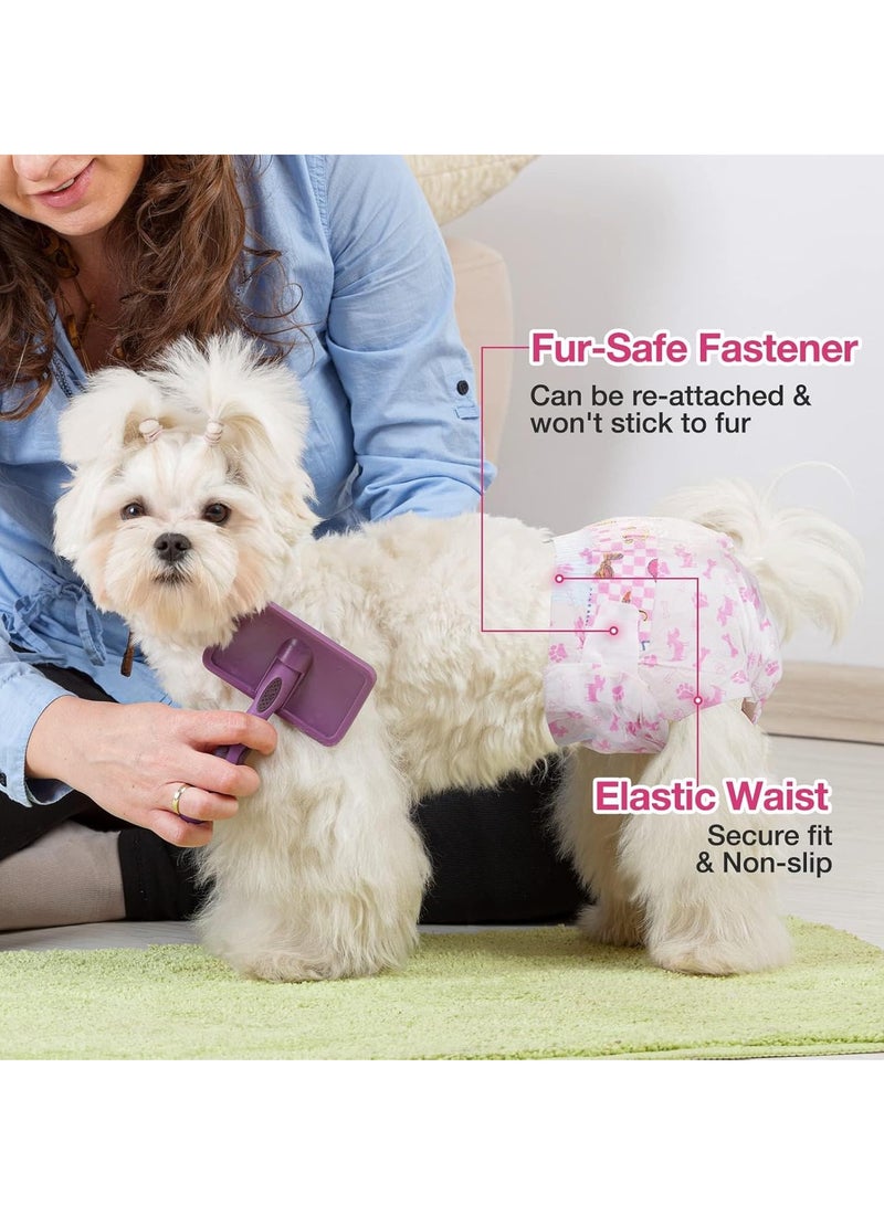 vsell24 10pcs  Female Dog Disposable Nappies (Extra Small) - Super Absorbent with 360° Leakage Protection, Ideal for Marking and Indoor Accidents - Image 4
