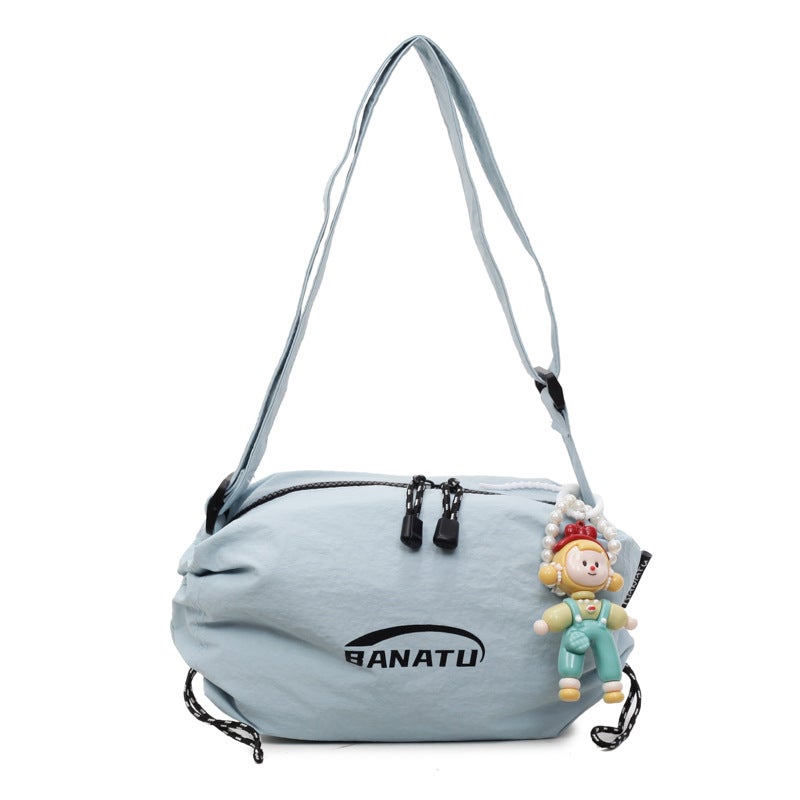 Women's Casual Dumpling Bag, Large Capacity, Commuter, Japanese Style, Lightweight, Sporty Crossbody Bag - Image 5