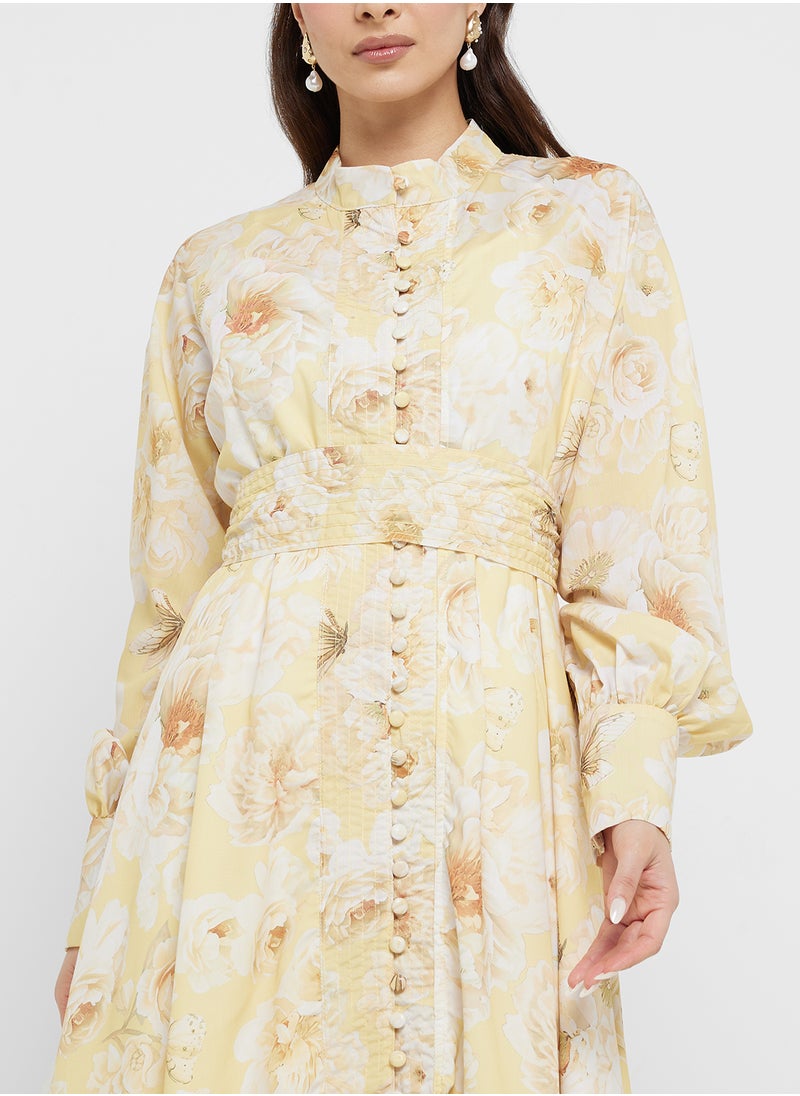 Khizana - Floral Print Dress - Image 1