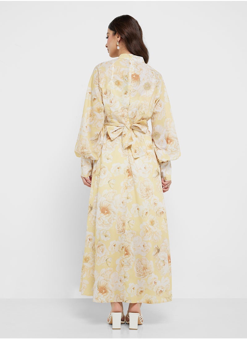 Khizana - Floral Print Dress - Image 1