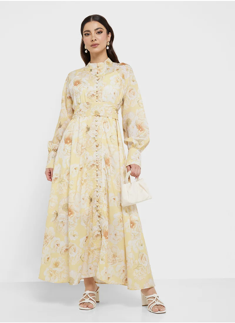 Khizana Floral Print Dress