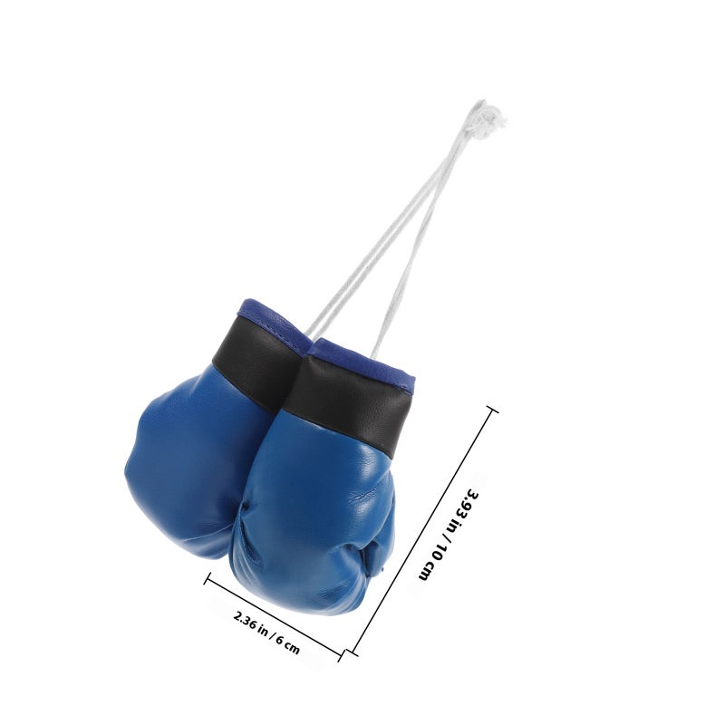 1 Pair Of Punching Gloves Charm Door Punching Gloves Decoration Punching Gloves Decor For Car Interior Punching Gloves Car Hanging Boxing Gloves Keychain - Image 2