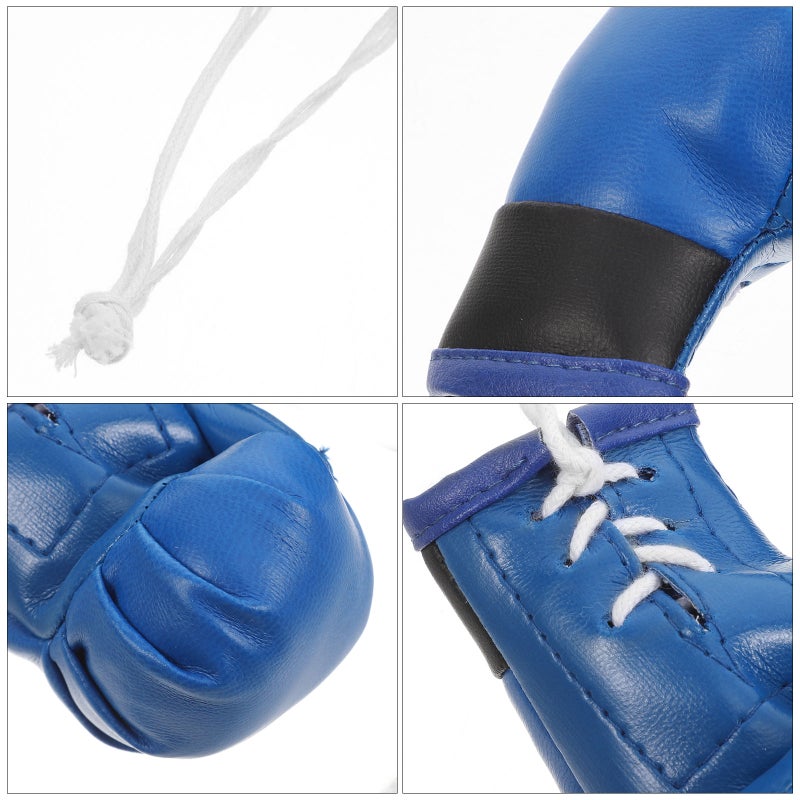 1 Pair Of Punching Gloves Charm Door Punching Gloves Decoration Punching Gloves Decor For Car Interior Punching Gloves Car Hanging Boxing Gloves Keychain - Image 5