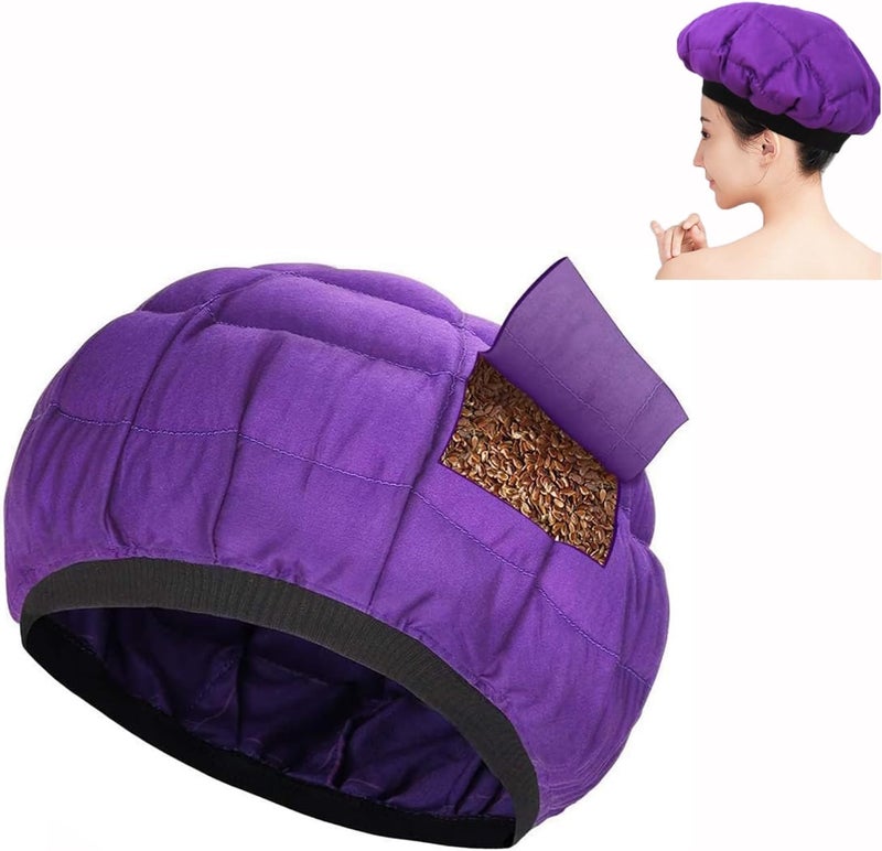 Cordless Deep Conditioning Heat Cap - Microwavable Hair Steaming Cap for Deep Treatment, - Universal Size, Reusable, Elastic Fit for Natural Curly Hair - Image 1