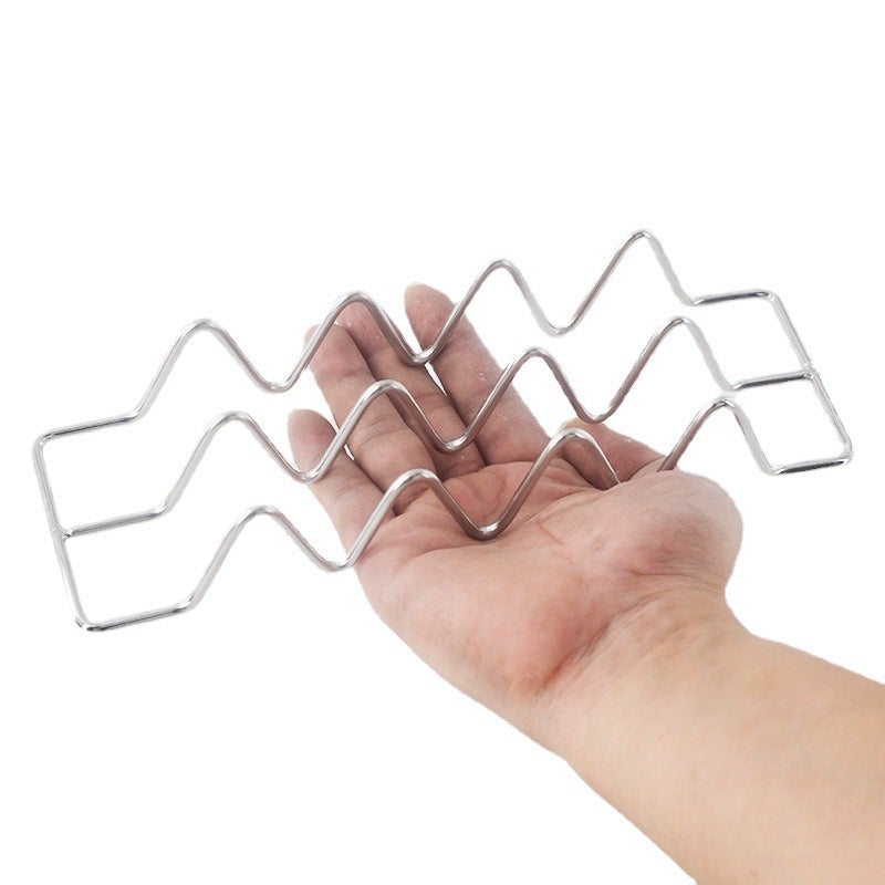 W Type 304 Stainless Steel Tortilla Rack Taco Pancake Rack Kitchen Restaurant Taco Holder - Image 5
