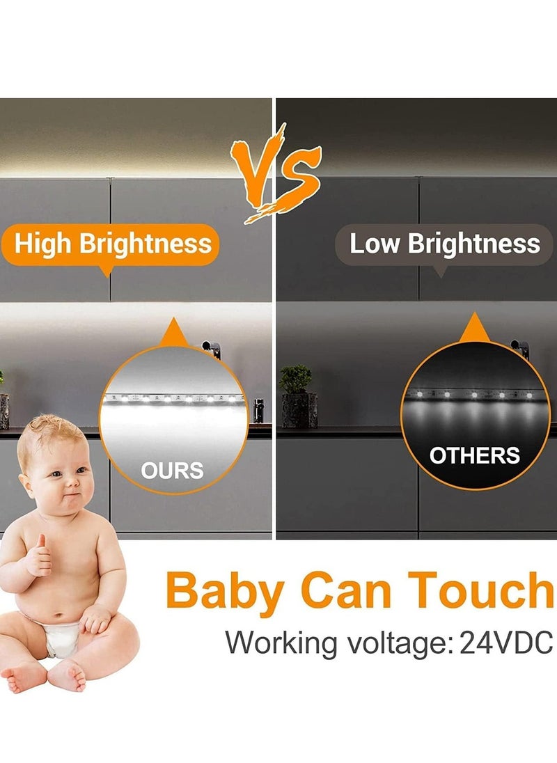 Hylumen LED Strip Lights 10M-120D 3000K LED Strip Light Flexible Strip Light for TV Backlight, Bedroom Cabinet Kitchen DIY Lighting(Warm Light) - Image 3