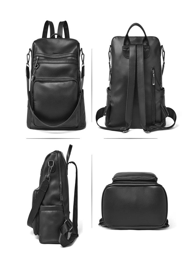 OPAGE Leather Backpack Purse for Women Fashion Tassel Ladies Shoulder Bags Designer Large Backpack Travel Bag - Image 3