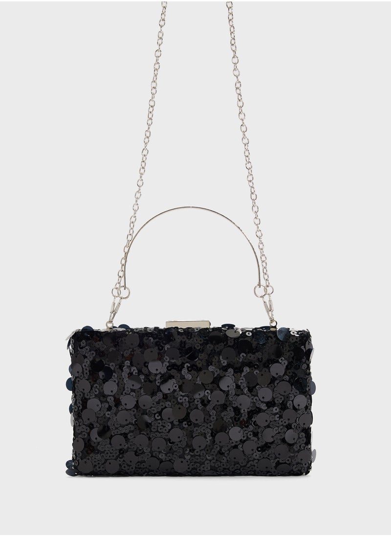 Ella Limited Edition Sequined Clutch Bag  - Image 2