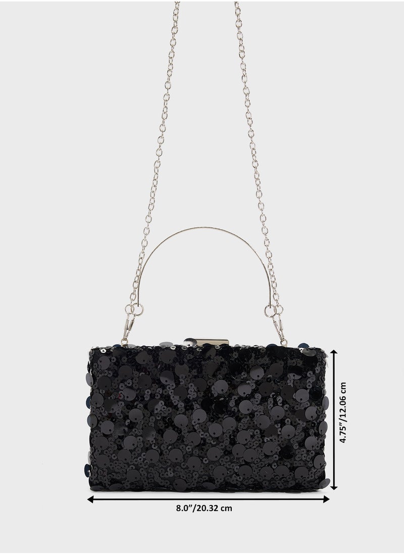 Ella Limited Edition - Sequined Clutch Bag - Image 1