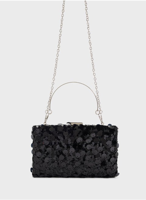 Sequined Clutch Bag