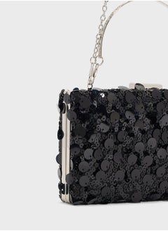 Ella Limited Edition Sequined Clutch Bag  - Image 4