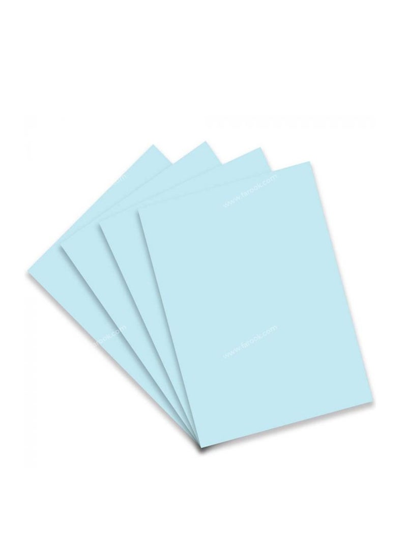 100-Piece A4 Size Bristol Card Blue 180gsm Thickness - Image 2