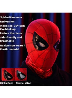 RedMapleTEK Flashing Spiderman Mask Kids Adult Universal Superhero Spiderman Helmet Mask  - Image 3