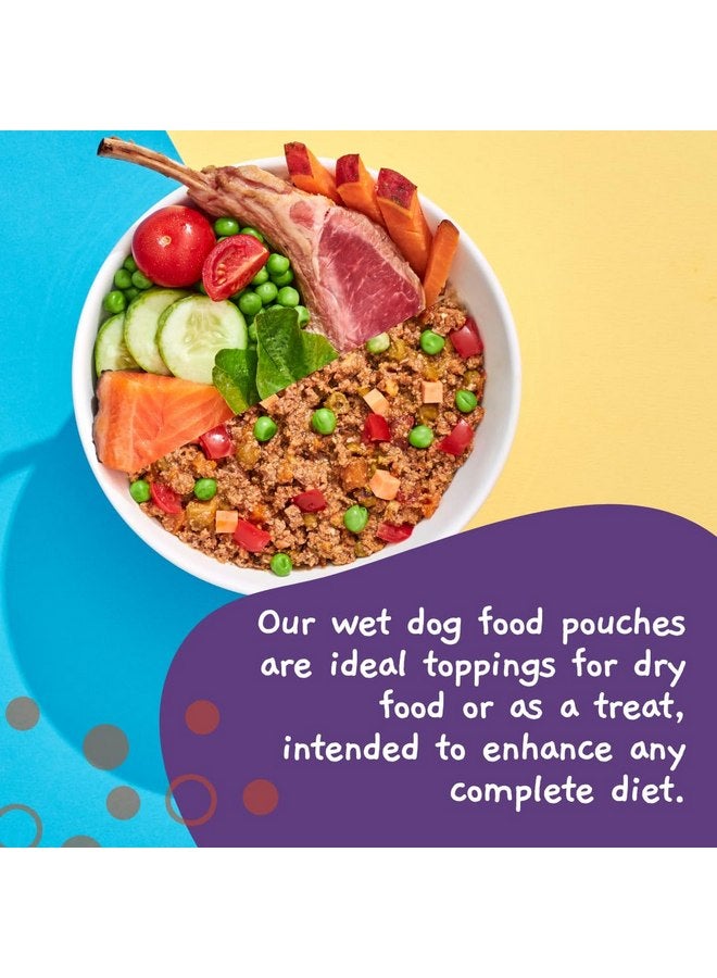 Moochie طعام الكلاب الرطب من MOOCHIE Home Cooked Superfood - Joint & Bone - لحم الضأن والبطاطا الحلوة والسبانخ - بدون نكهات صناعية أو مواد حافظة - 6 أكياس سعة 9 أونصة - Image 5