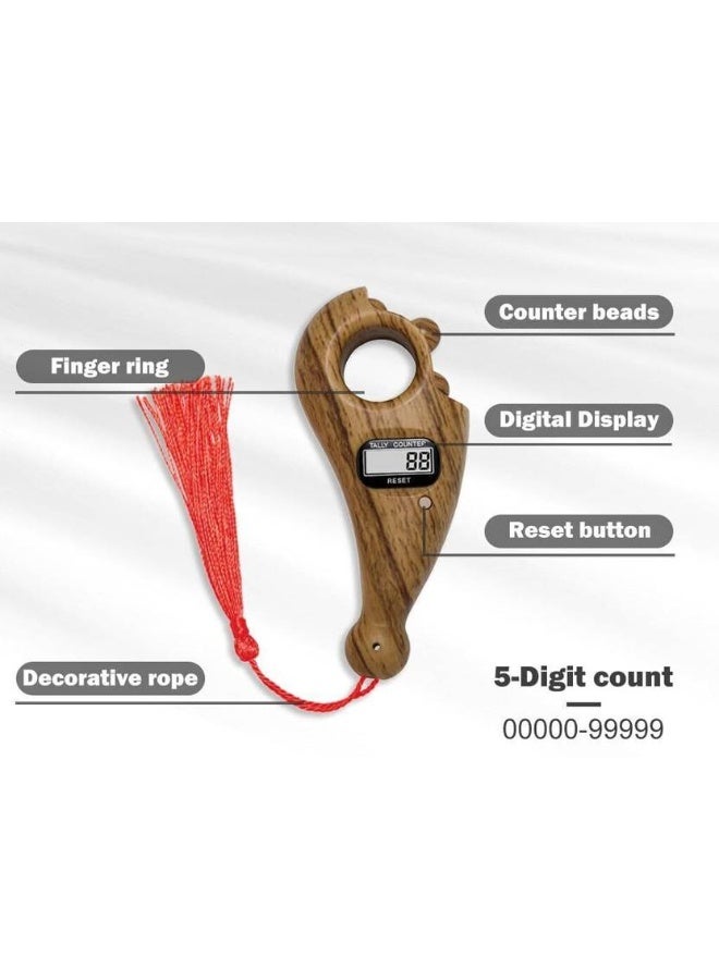 ShopiMoz Digital Finger Counter-Tally Counter -Jaap Counter | Jaap mala Counter Digital Tally Counter  (Multicolor Pack of 99999)
