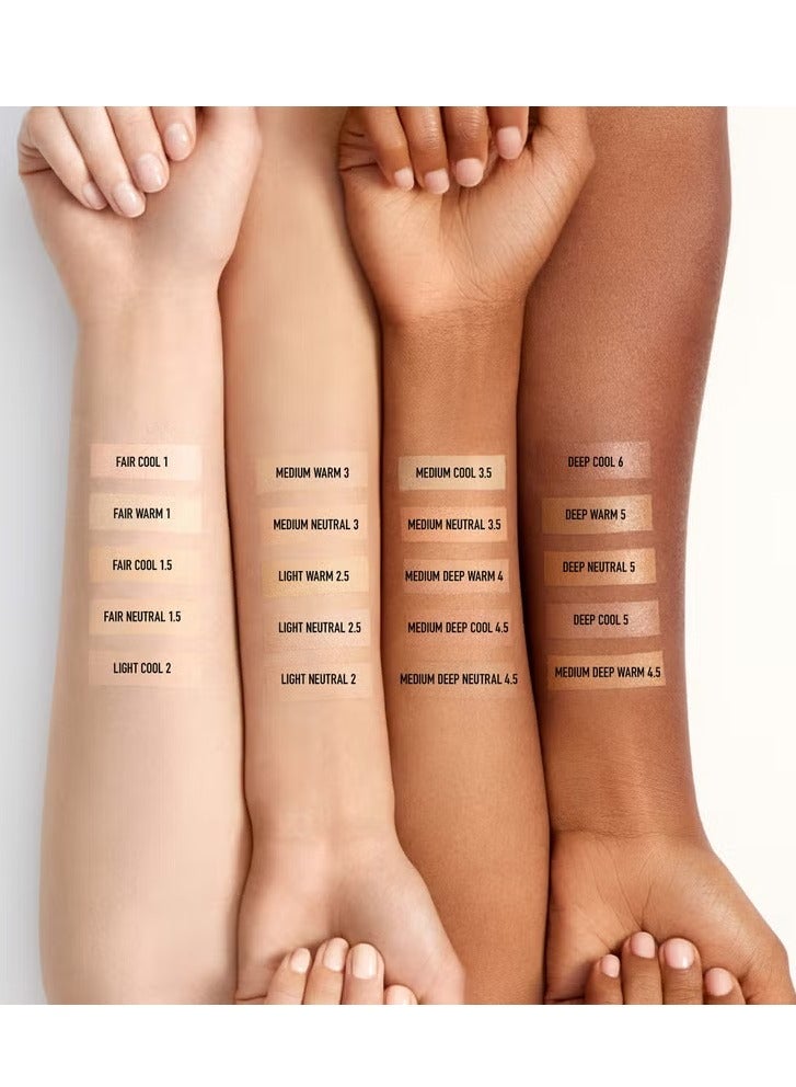 سيروم بير مينيرالز الأصلي النقي، كريم أساس سائل طبيعي مشع، بعامل حماية من الشمس 20 - متوسط ​​بارد 3.5، 30 مل - Image 4