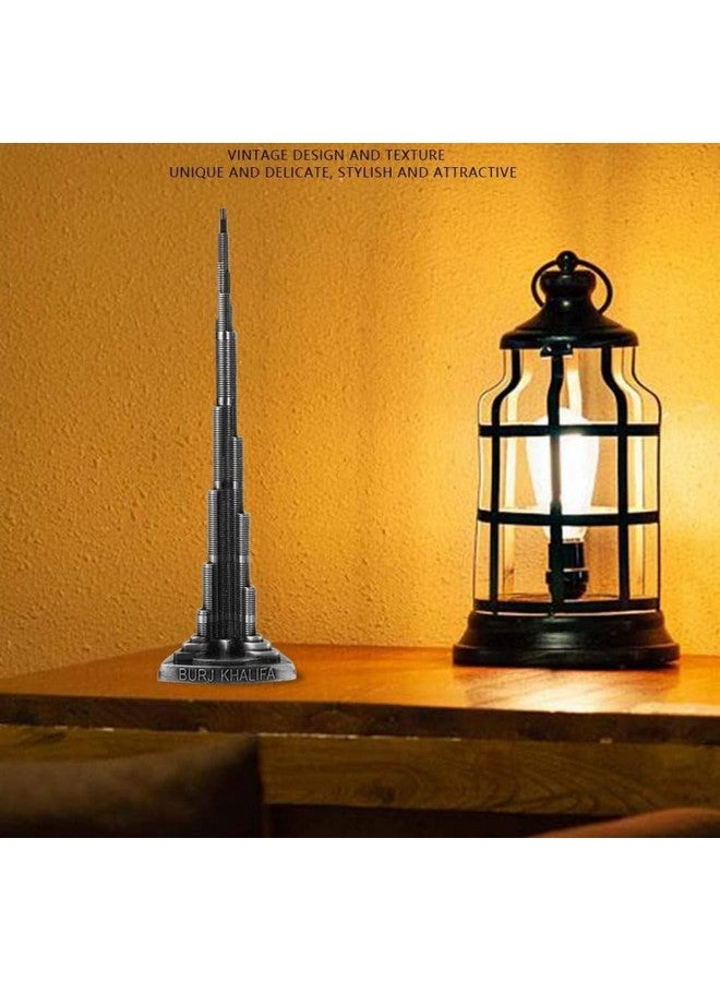 VRB Dec Brass Tm 1 Set for Statue Study Office Desk Decor Showpiece Gift Decoration Accessories Items Decorative Showpeice Home (Burj Khalifablack,Gold) - Image 5