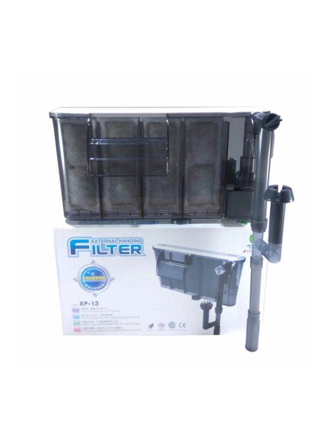 NIBEMINENT Waterfall Suspension Hanging Aquarium Filter Grey 12x7.50x12cm  - Image 3