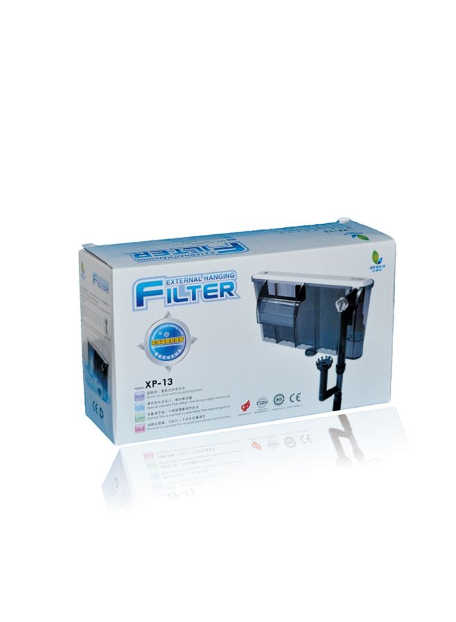 NIBEMINENT Waterfall Suspension Hanging Aquarium Filter Grey 12x7.50x12cm  - Image 2