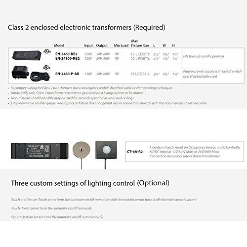 WAC Lighting HR-LED87-WT LED Round Button Lights, 3000K in White Finish - Image 3