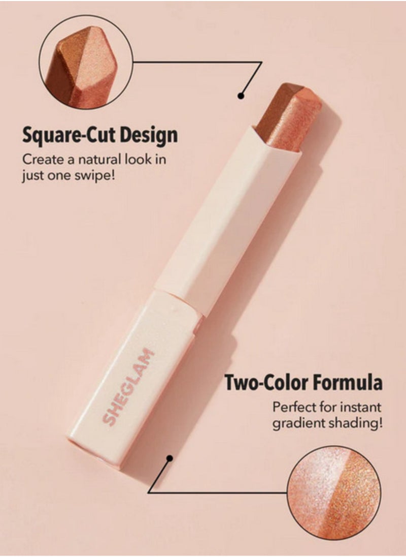 SHEGLAM - SHEGLAM INSTA-EYES Two-Color Eyeshadow Stick Charm - Image 1