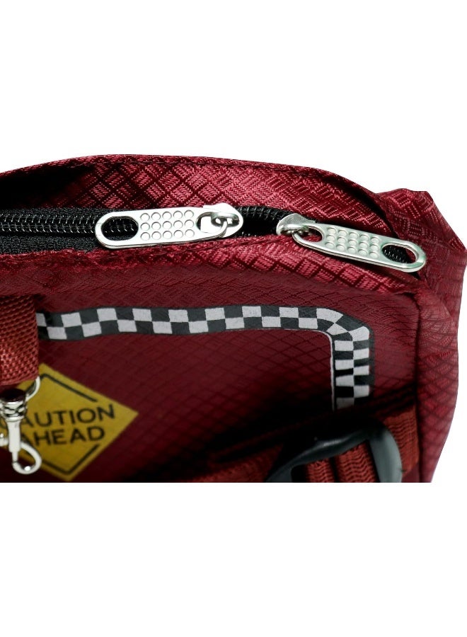GPR Maroon Handlebar Bag - Image 2