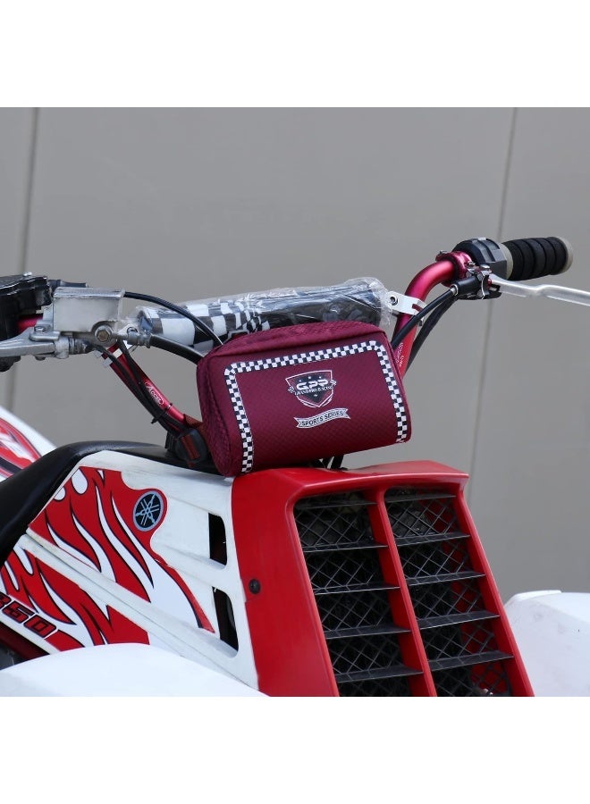 GPR Maroon Handlebar Bag - Image 4