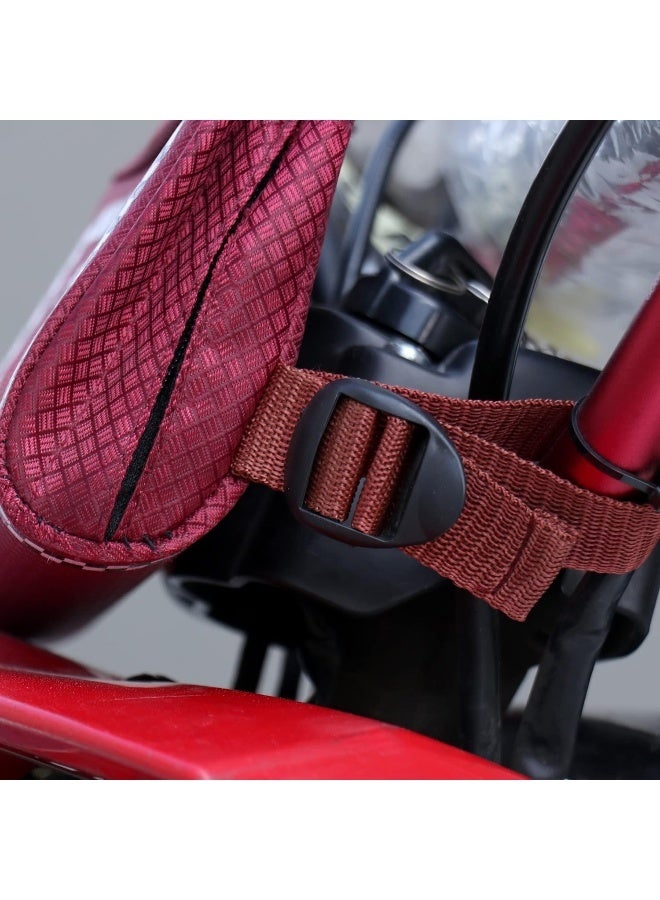 GPR Maroon Handlebar Bag - Image 5