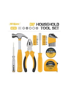 Hi-Spec Hi-Spec 24pc Yellow Household DIY Tool Set. Small Mini Tool Box Set of Starter Basic. Tools for Home & Office.  - Image 3