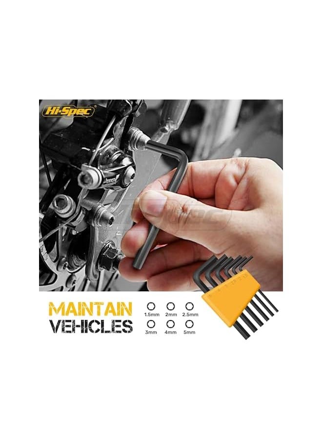 Hi-Spec - Hi-Spec 24pc Yellow Household DIY Tool Set. Small Mini Tool Box Set of Starter Basic. Tools for Home & Office. - Image 1