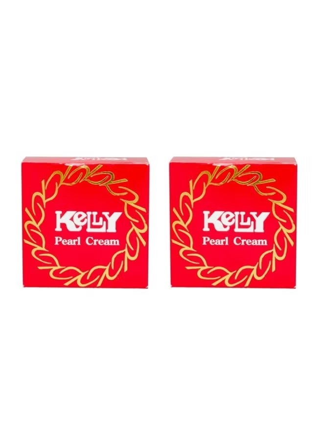كيلي Whitening Beauty Pearl Face Cream For Skin Lightening 2pc