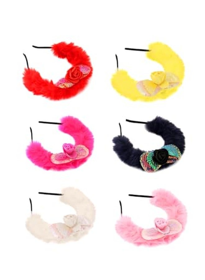 تشيميز أصفر ربطات شعر صفراء اللون للبنات، إكسسوارات شعر للأطفال، ربطات شعر للرضع، مجموعة من 6 قطع، ربطات شعر متعددة الألوان للبنات، ربطات رأس للأطفال، ربطات شعر للأطفال والرضع. - Image 5