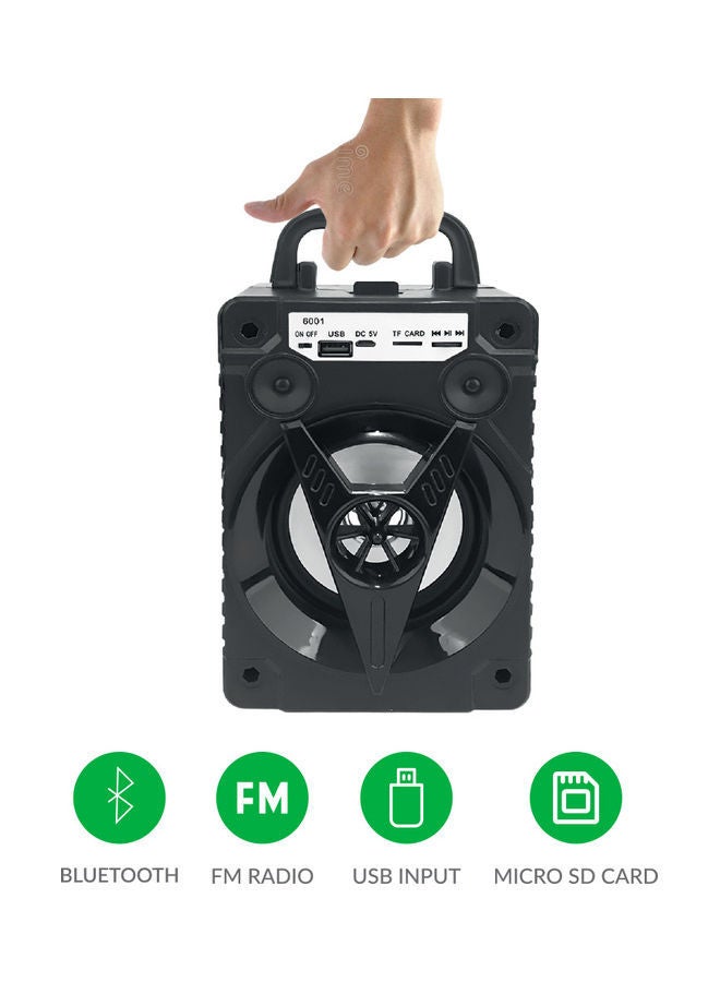 NIBEMINENT Portable Bluetooth Party Speaker Black  - Image 5