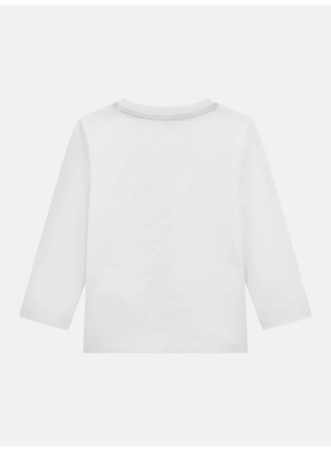 GUESS Kids Slogan Crew neck T-Shirt