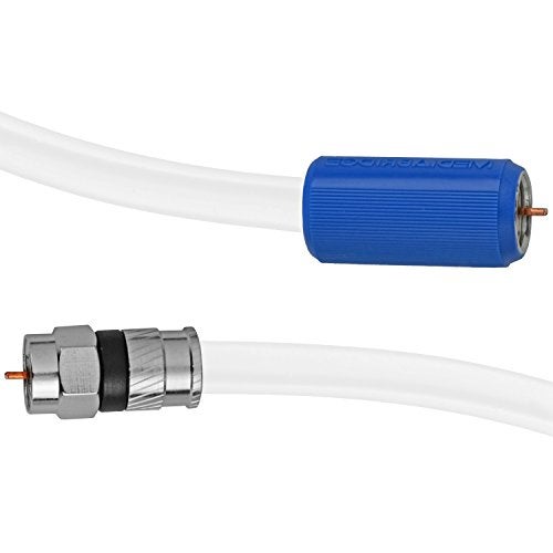 Mediabridge Coaxial Patch Cable (15 ft) Triple-Shielded, in-Wall Rated RG6 Cable with Compression Connectors - Image 3