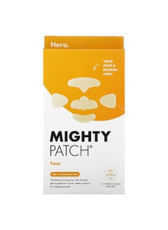 Hero Cosmetics, Mighty Patch® Face, Oily, Combination Skin, 5 Hydrocolloid Patches