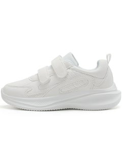 Sky View Boys Girls Sneakers Hook and Loop Kids Sports Shoes Unisex Lightweight Breathable Athletic Running Tennis Fitness School Shoes for Toddler/Little Kid/Big Kid White  - Image 2