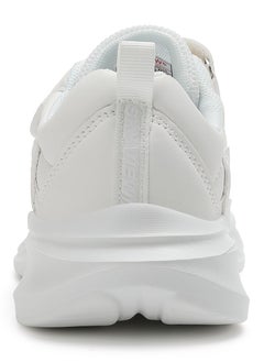 Sky View Boys Girls Sneakers Hook and Loop Kids Sports Shoes Unisex Lightweight Breathable Athletic Running Tennis Fitness School Shoes for Toddler/Little Kid/Big Kid White  - Image 4