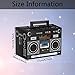 Sumind Novelty Boom Favor Boxes 80s Boombox Decorations 1980s Theme Decorations Boom Box Party Favors Hip Hop Party Prop Radio Decor for Retro Hip Hop Theme Party3 Pieces - Image 4