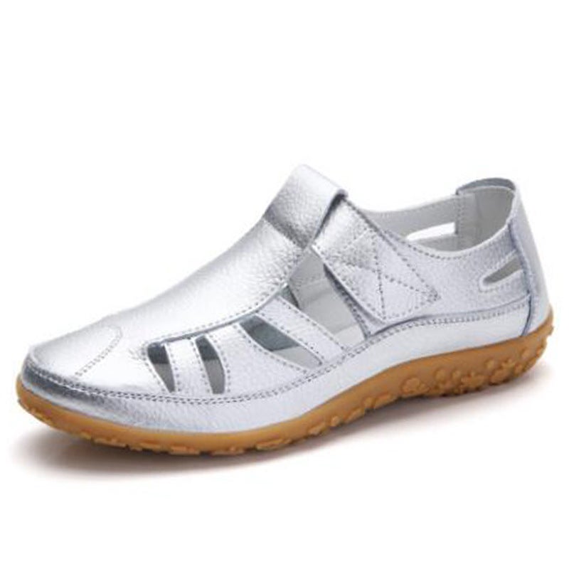2025 Women'S Sandals, Cut Out Clogs, Beanie Shoes, Casual Delivery Mom Shoes, Women'S Flats, Nurse White Shoes - Image 1
